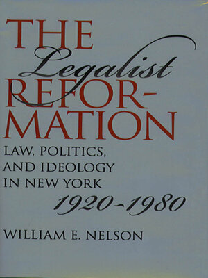 cover image of The Legalist Reformation